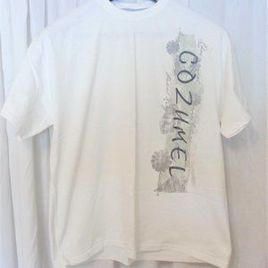 MENS 2XL COZUMEL BEACH TEE SHIRT C MIRO CASUAL DESTINATION TEE SHIRT